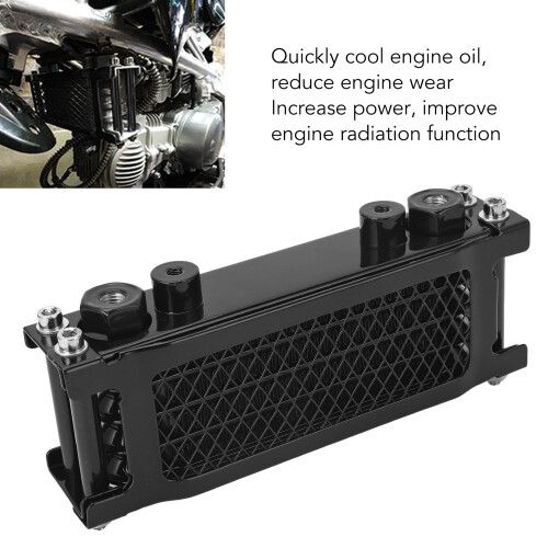 4-Row Oil Cooler Kit Monkey125 50cc-150cc Black 2