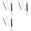 3X Aluminum Folding Cane 4-Sec Folding Cane with Rolling Tip for Blind Walking Stick 1