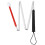 3X Aluminum Folding Cane 4-Sec Folding Cane with Rolling Tip for Blind Walking Stick 2