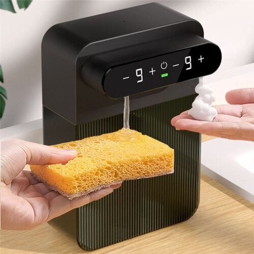 USB Rechargeable Double-Headed Touchless Automatic Foaming Soap Dispenser - Wall-Mountable for Multiple Scenarios 2