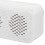 Mirror Alarm Clock Speaker White 1200mAh BT5.3 5
