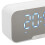 Mirror Alarm Clock Speaker White 1200mAh BT5.3 9
