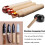 Knapping Tools Kit Obsidian Crafting Tool, Dragon Crystal Stone Age Toolkit,for Both Pros,Pressure Flaker,Copper Boppers 3