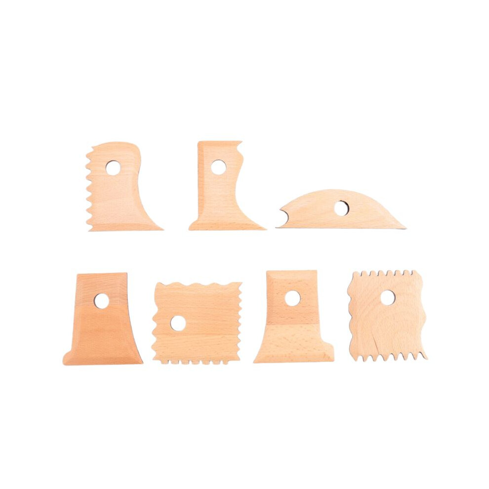 7 Pieces Pottery Tools Pottery Foot Shaper Tools Pottery Trimming Tools Pottery Profile Rib Bundle Foot Shaper