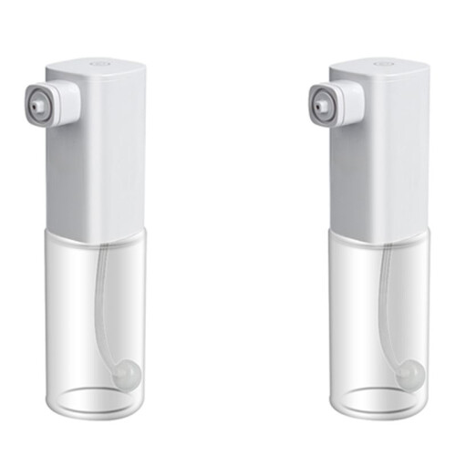 2X Automatic Foaming Soap Dispenser,Electric and Rechargeable,Refillable Foam Hand Dispenser for Kitchen Bathroom