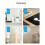 2X Automatic Foaming Soap Dispenser,Electric and Rechargeable,Refillable Foam Hand Dispenser for Kitchen Bathroom 9