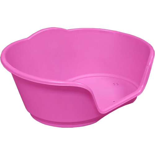 KetoPlastics Large Pink Dog Bed Plastic 2