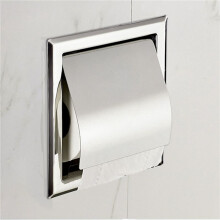 4X Roestvrijstalen Verzonken Toiletrolhouder Wandtoiletrolhouder, Moderne Toiletrolhouder, Verzonken Tissueroldispenser voor Badkamer
