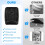 Key Box Wall Mounted Large Key Box Secure Waterproof Outdoor Key Box with 12 Code Rustproof  Heavy Duty Key 4