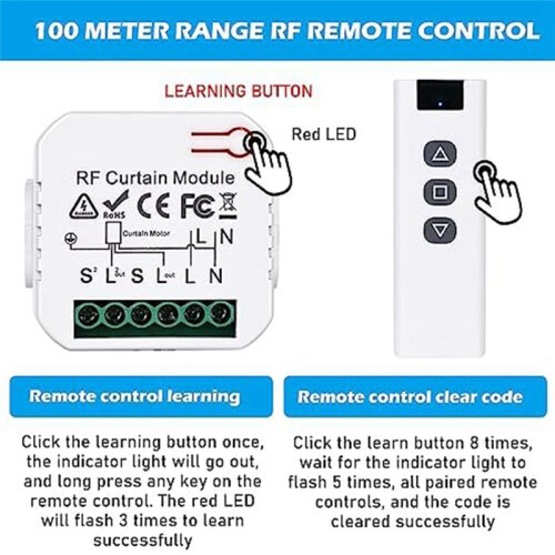 Tuya WiFi  Curtain  Controllers Roller Blinds Shutter Motor  Life APP Remote Control Alexa  Home 1