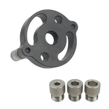 Set för TräBearbetning Av Raka HåLslagare GöR det SjäLv-Verktyg med 6/8/10 mm Borrhylsa i Rostfritt StåL