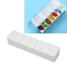 3 Pack Weekly Pill Organizer Portable Medicine Case 7 Day Travel Vitamin Box