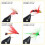 100pcs Fly Kit Dry/Wet Multicolor 12.5x9.2x2.8cm 5
