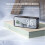 MirrorLEDClock Black 1000mAh 118x45x38mm BTSpeaker 1