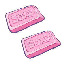 Soap Carpet 50x80cm Bedroom Kitchen Decoration Cute Non-Slip Washable Quick-Drying Carpet Bathroom Decoration Gift
