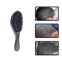 1 Pezzo Nero Lungo Curvo per Barba Pettine con Setole Spazzola In Legno di Faggio Pettine per Styling da Uomo per La Cura Dei Capelli