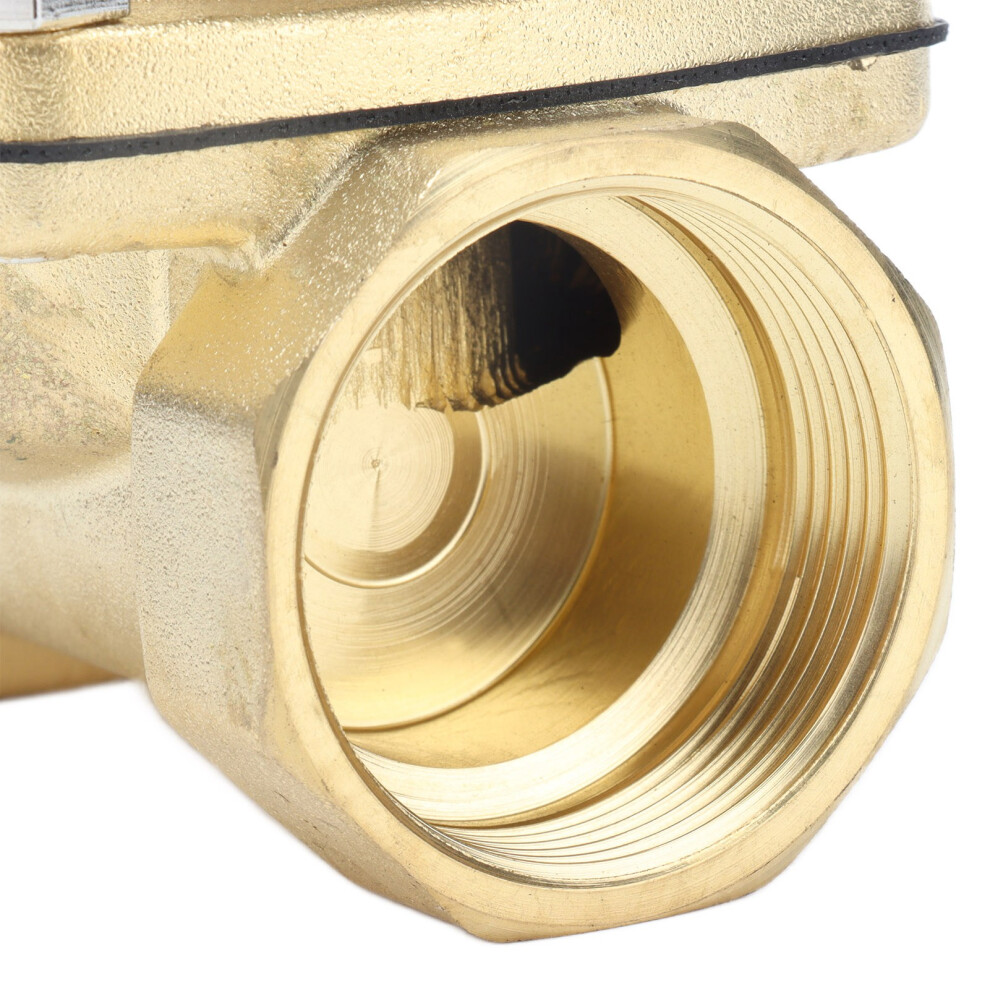 Brass 2W-40K Normally Open Electric Solenoid Valve, 170X106x87mm 8781388258307