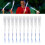 White Flashing Sticks 120Pcs LR41 45mAh 3 Modes 10