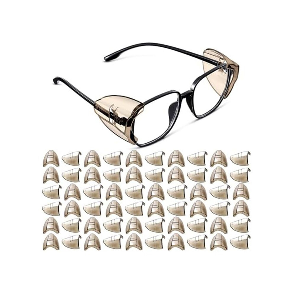 Safety Glasses Side Shields For Prescription Eyeglasses Slipon Sideshields Side Guards Transparent Black 6033967237343