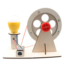 Holz-Handkurbelgenerator DIY-Wissenschaftsset für Jungen & Mädchen