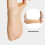 Silicone Socks A1, Size M, Color White, Aloe 5