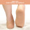 Silicone Socks A1, Size M, Color White, Aloe 10