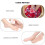 Silicone Socks A1, Size M, Color White, Aloe 4
