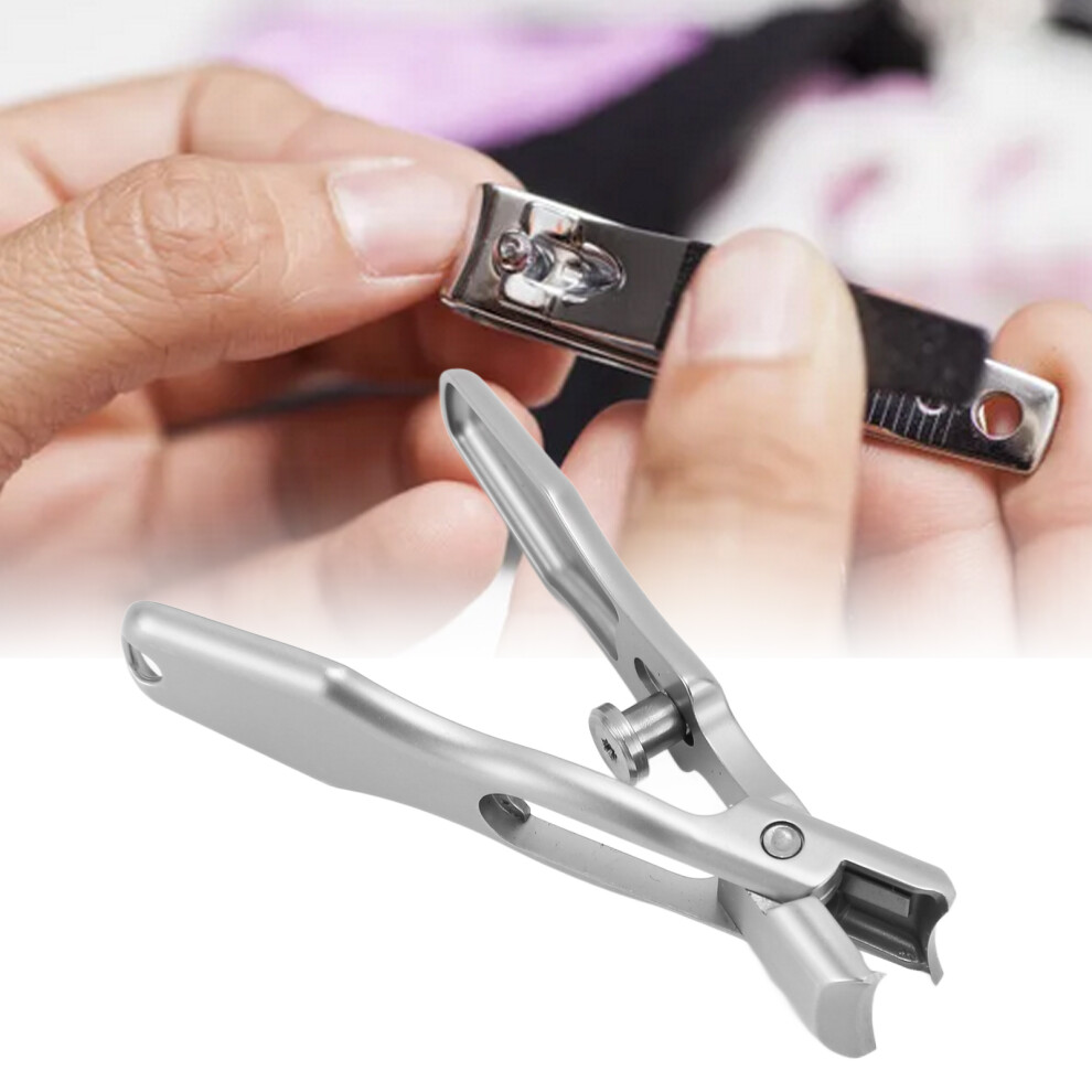 Stainless Steel Nail Clipper 16mm Wide Jar Openning for Thick Nails