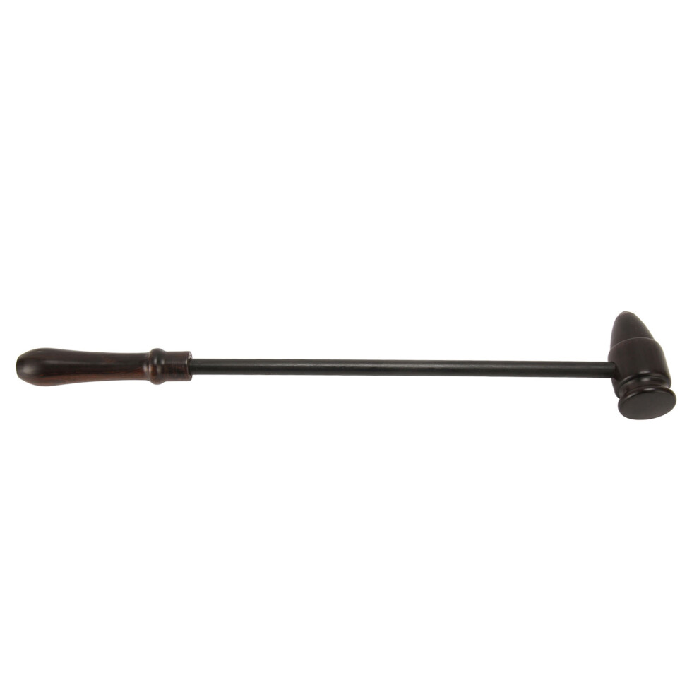 Portable Sandalwood Wooden Massage Hammer with Extended Handle for Home Travel Office