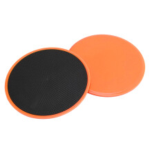 Pattini per esercizio in coppia - Dischi fitness a doppia faccia, 17,8 cm, Arancione