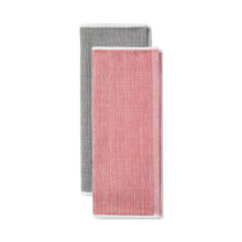 KitchenAid Set of 2 Tea Towels Empire Red and Charcoal Grey