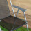 Samuel Alexander 4 x Foldable Garden Chairs Fixed position garden chairs with grey frame and black fabric 6