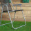 Samuel Alexander 4 x Foldable Garden Chairs Fixed position garden chairs with grey frame and black fabric 7