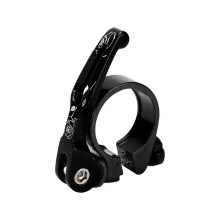 Aluminiumlegierung Sattelklemme 34,9MM für MTB, Rennräder, Freizeitfahrräder Schwarz