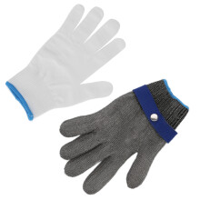 Edelstahl-Schutzhandschuhe gegen Schnittverletzungen, Größe XL, Arbeitsschutzausrüstung, beidhändig tragbar, Hochleistungsqualität
