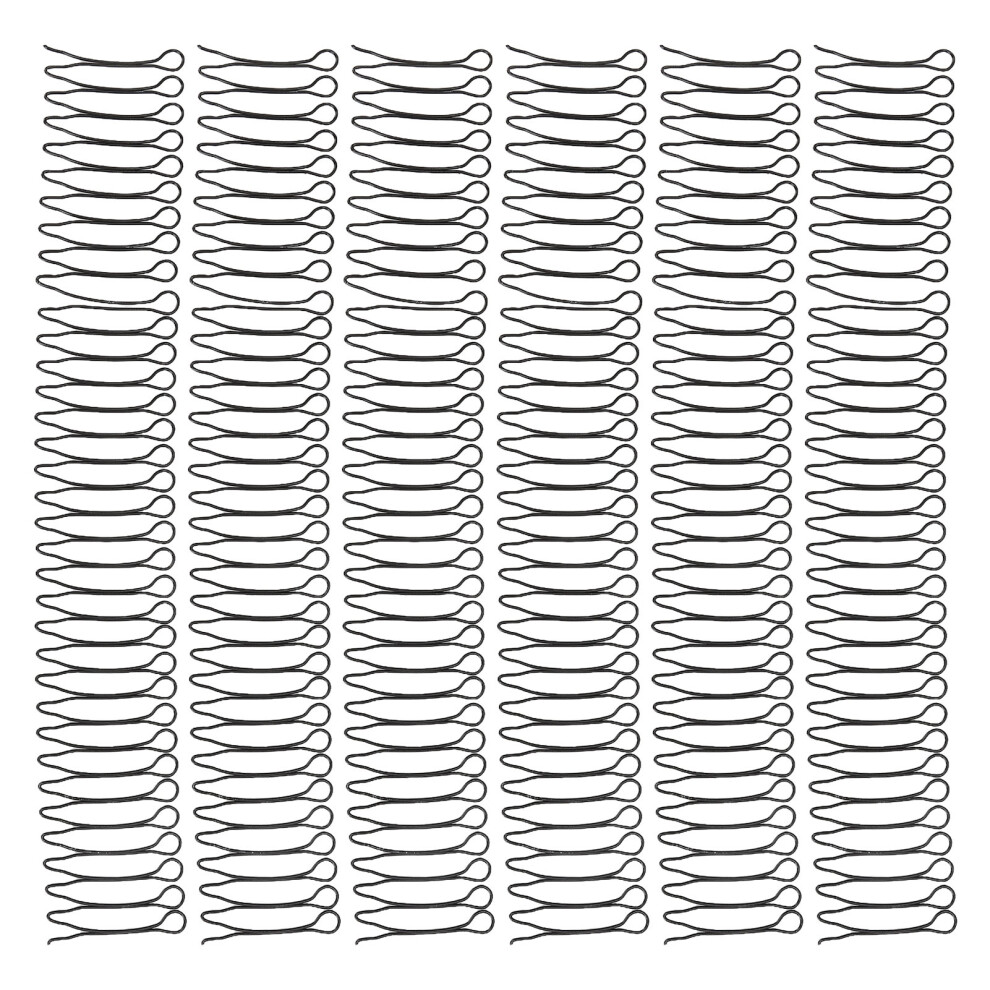 Set of 6 Metal Hairbands Wavy Shape Stretchable Anti Slip Headbands for Sports
