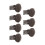 7Pcs Puffy Head Cushion OneSize Brown Nylon/Sponge 1