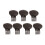 7Pcs Puffy Head Cushion OneSize Brown Nylon/Sponge 2