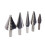 5Pcs Step Drill Bit Set Alloy Steel 1-6mm Silver 16