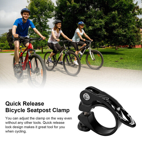 BOLANY MTB Seatpost Clamp 34.9mm Quick Release 2