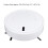 White 18650 Robot Vacuum 1200mAh, 22x22x5 cm 2
