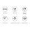 White 18650 Robot Vacuum 1200mAh, 22x22x5 cm 7