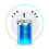White 18650 Robot Vacuum 1200mAh, 22x22x5 cm 11