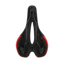 Mountainbike-Sattel 911 Schwarz & Rot Ergonomisch Wasserdichter Fahrradsattel