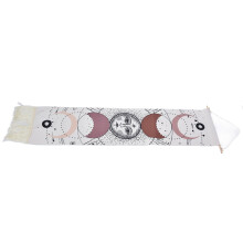 Home Tapestry Moon Printing Cotton Hanging Tassel, 140x40cm