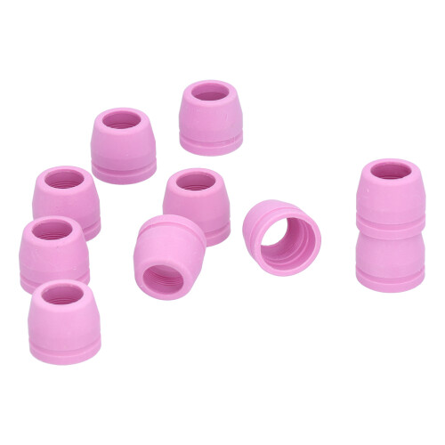 10PCS AG‑60F Plasma Cutter Shield Cups Ceramic Nozzles Durable Non Touch 1