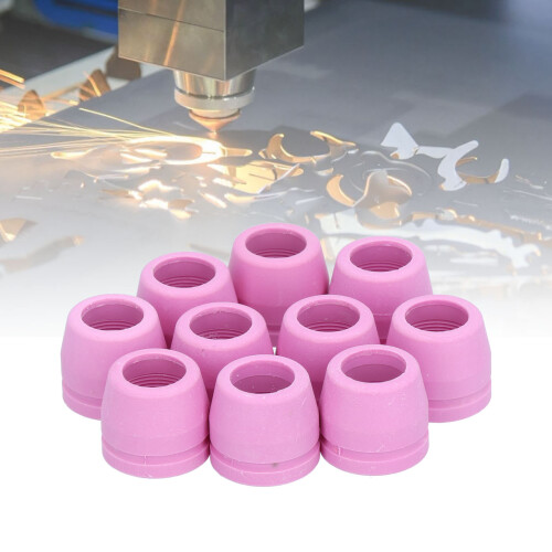10PCS AG‑60F Plasma Cutter Shield Cups Ceramic Nozzles Durable Non Touch 2