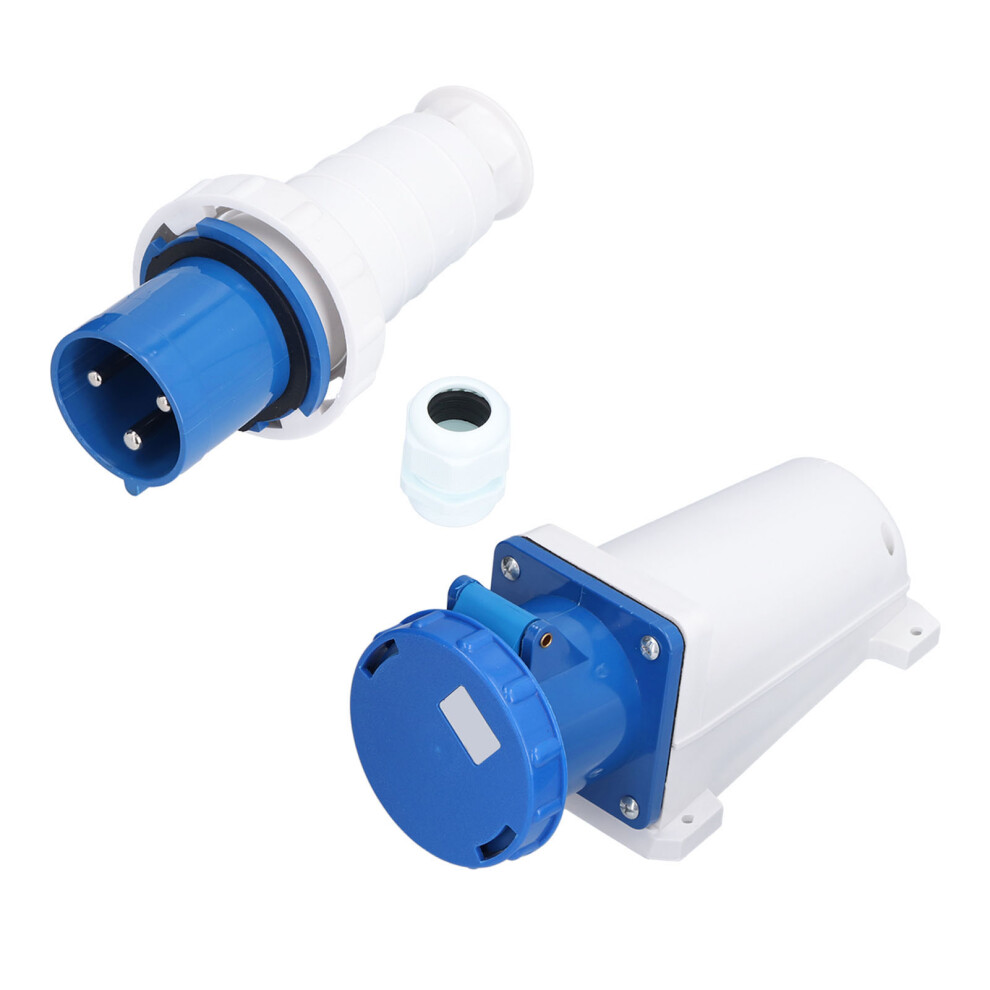 Waterproof 3-Phase Industrial Connector 63A Ip67 220-250V 6941388262762