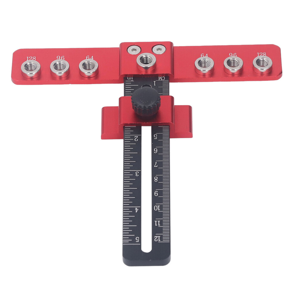 Aluminum Alloy Cabinet Hardware Jig For Drawer Pull Drilling, Adjustable Locator 4691388263178