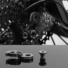 RISK Rear Derailleur Extender Bicycle Frame Gear Link Hanger Extension for 32-52T Cassette MTB Road Bike Tail Hook Black
